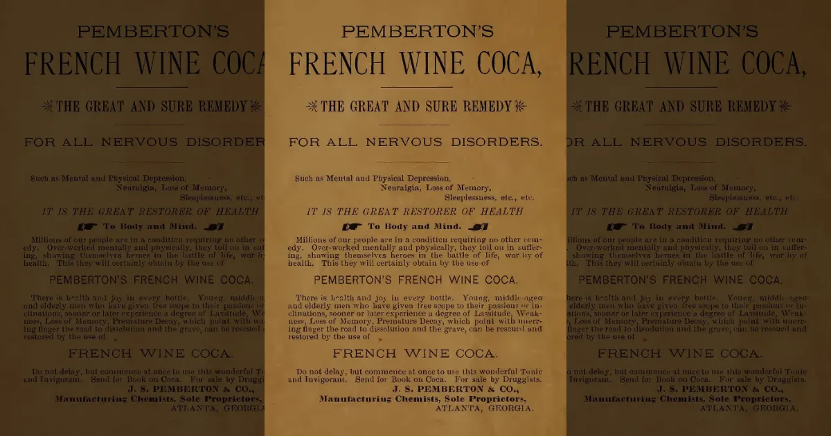 Pemberton S French Wine Coca