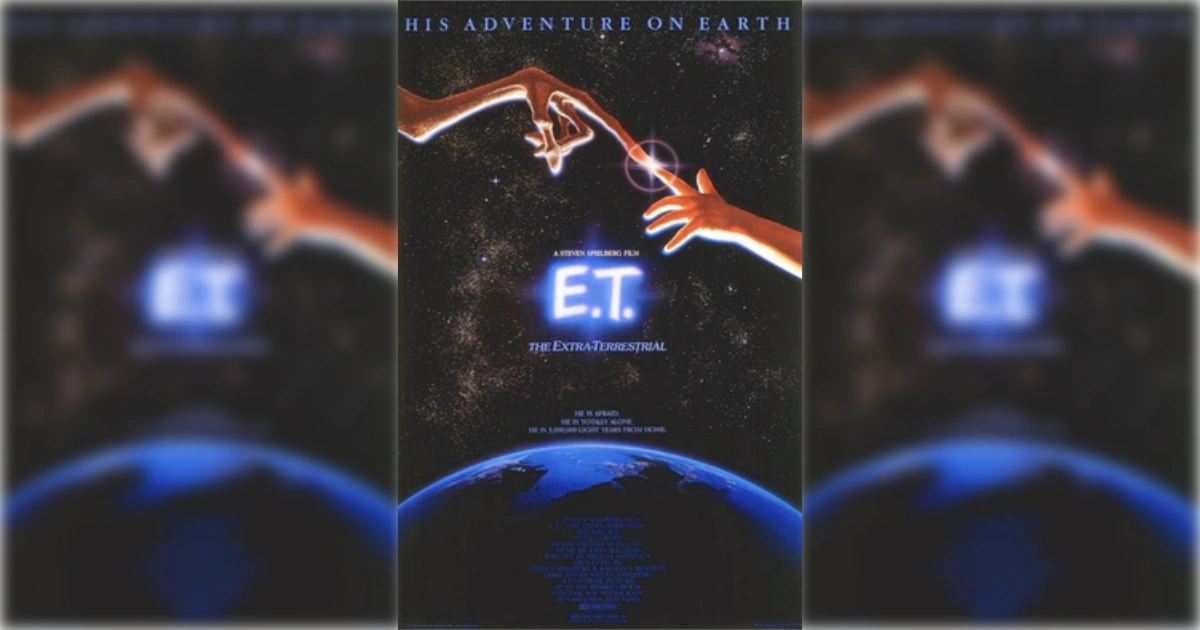 E.T. Movie Poster