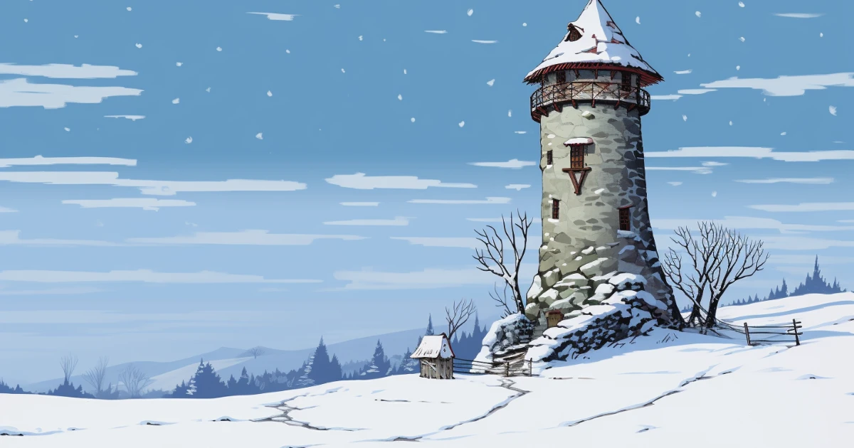 © History Oasis Optical Telegraph Snow