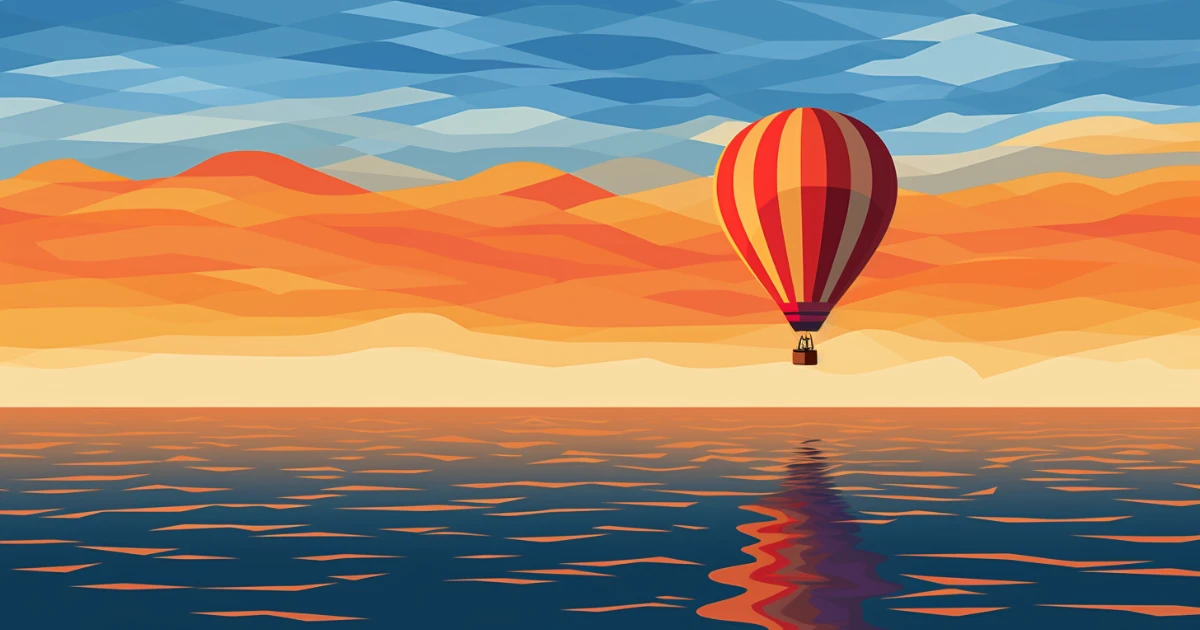 © History Oasis Hot Air Balloon Atlantic
