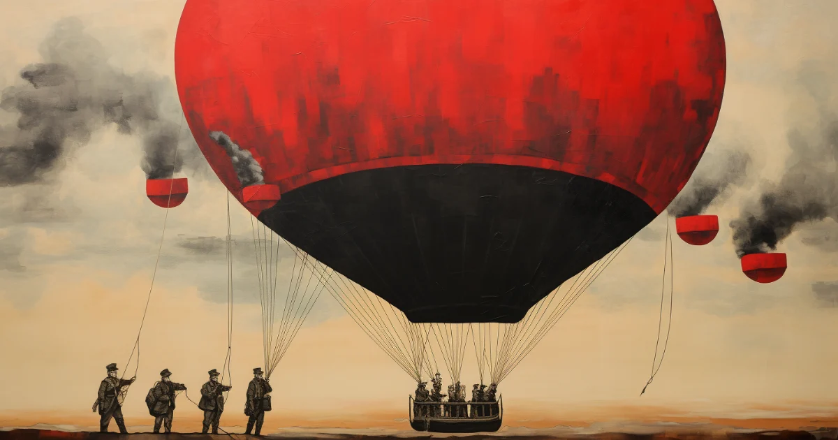 © History Oasis War Balloon WW1