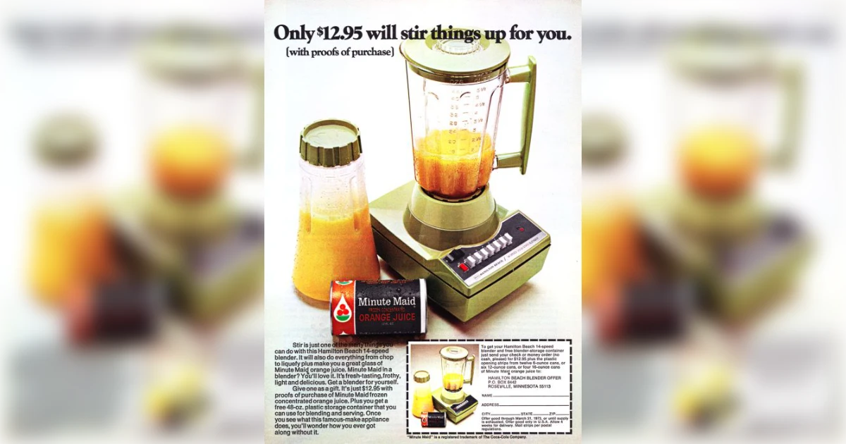 The Coca-Cola Company Minute Maid Blender