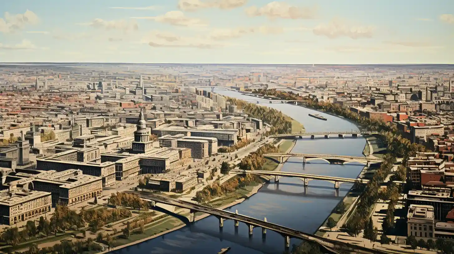 © History Oasis Aerial Photograph Moscow