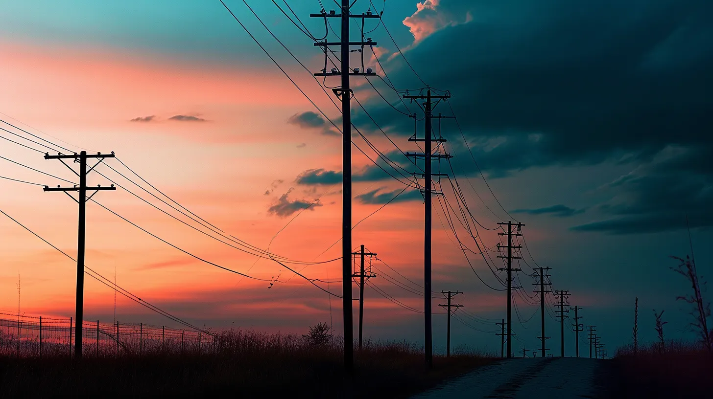 © History Oasis AT T Telephone Lines In A Remote Area