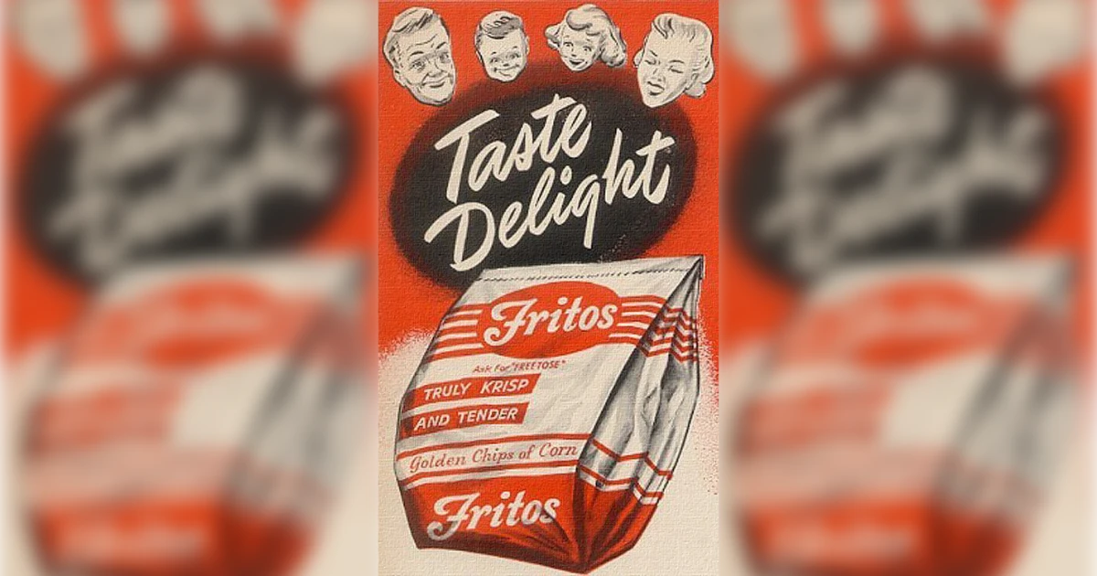 Frito-Lay Fritos Vintage Ad