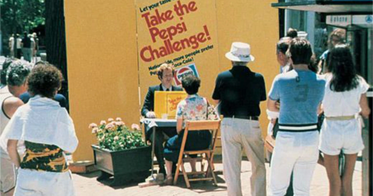 Pepsi Challenge Outside