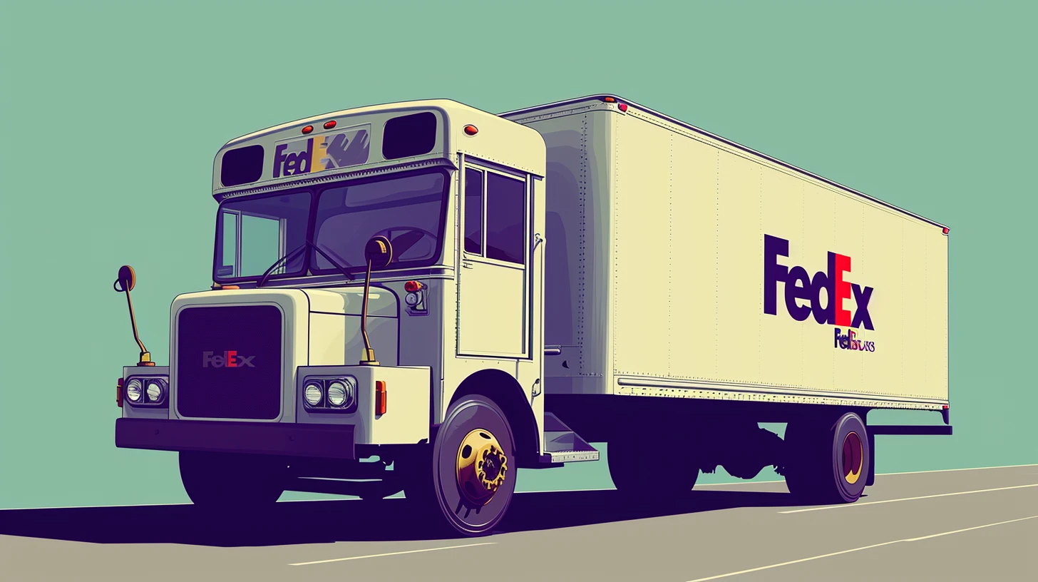 FedEx Truck 1970s