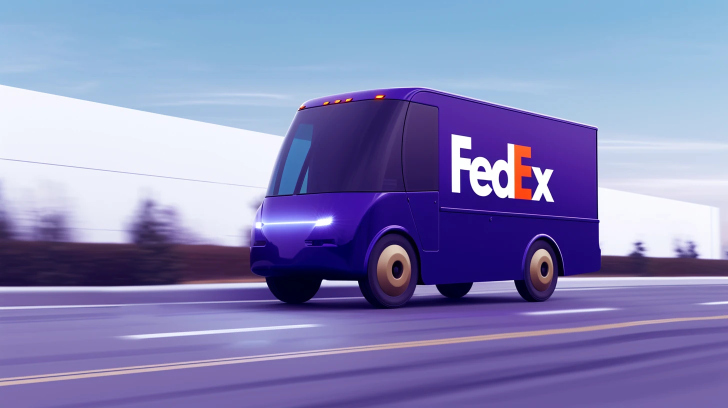 An Electric FedEx Truck