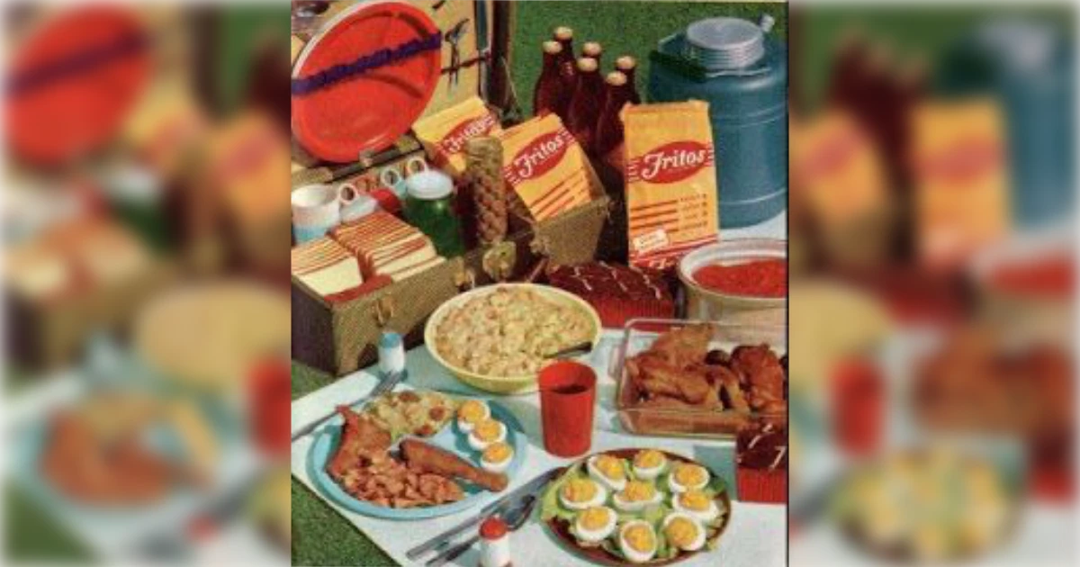 Fritos Fritos Vintage Ad Picnic