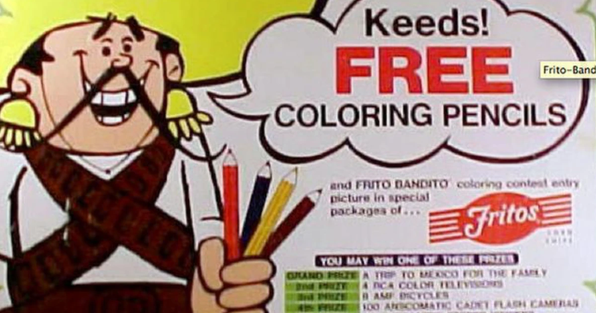 Fritos Fritos Ad Free Coloring Pencils