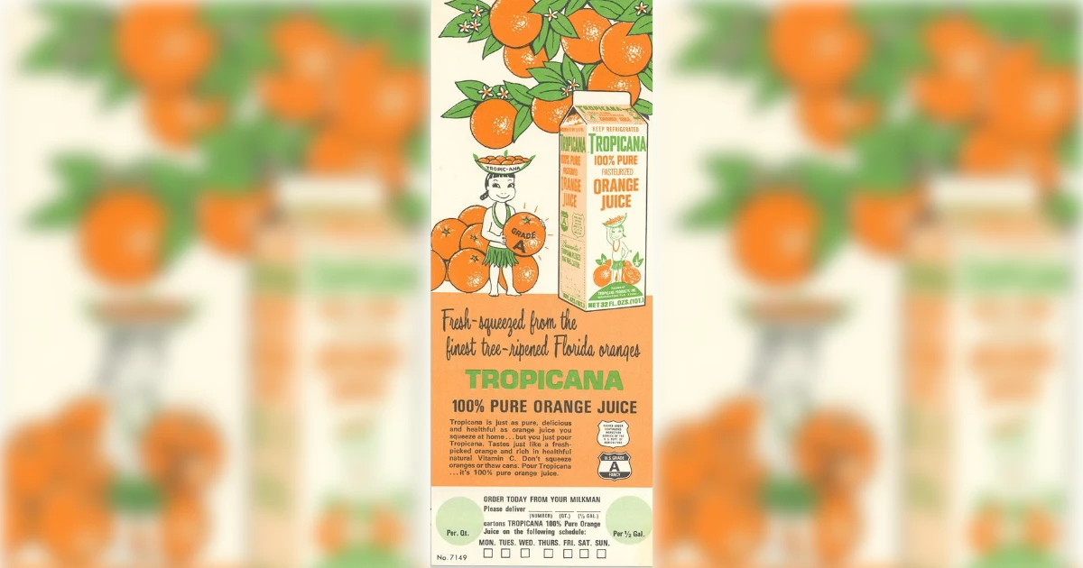 Tropicana Vintage Tropicana Ad Hawaiian Mascot
