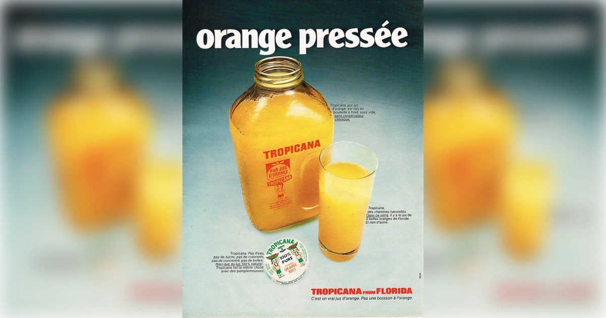 Tropicana Tropicana French Ad