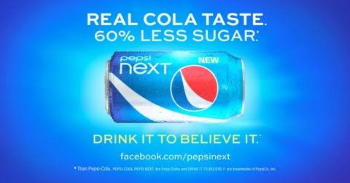 PepsiCo Pepsi Next Real Cola Taste