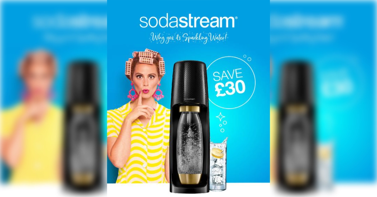 Sodastream Ad Hair Rollers