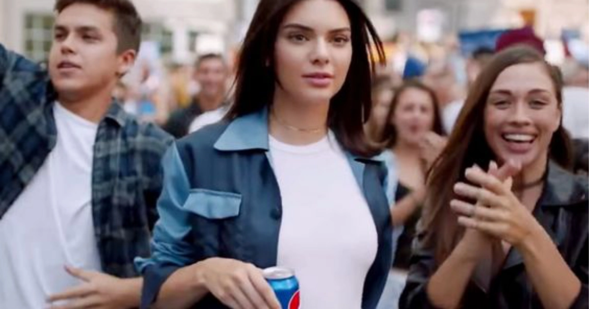 PepsiCo Kendall Jenner Ad Opening Scene