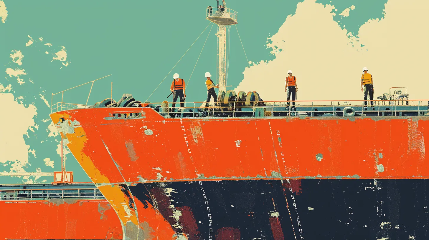 © History Oasis A Crew On Cargo Ship