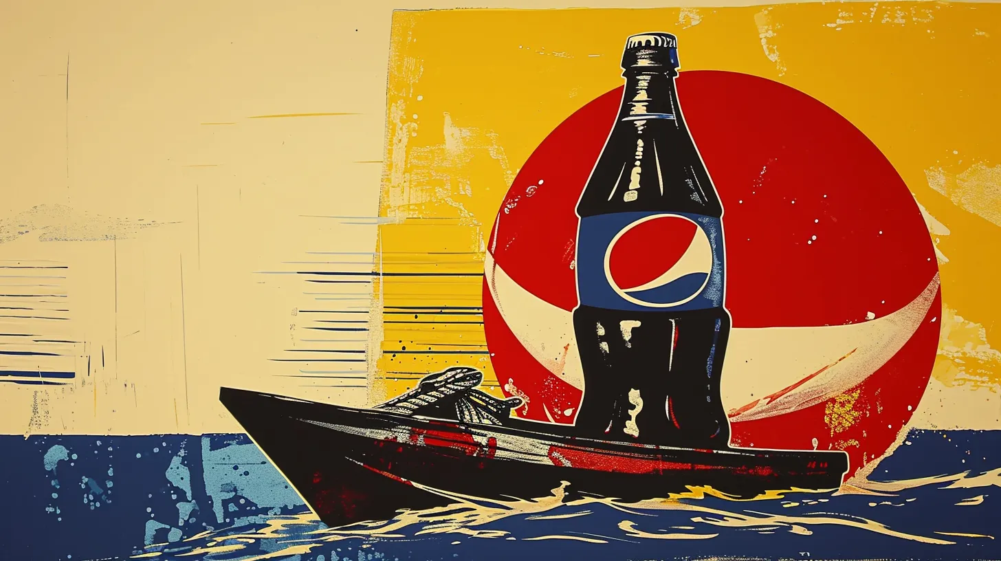 © History Oasis A Pepsi Soda Bottle A Boat Captain