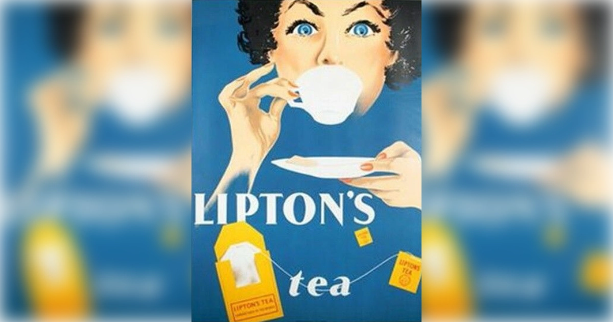 Lipton Lipton Vintage Tea Ad Sip
