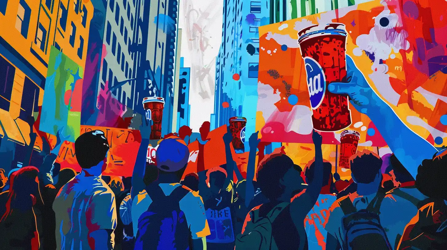 © History Oasis Josta FANS Protesting A Pepsi Corporate Office