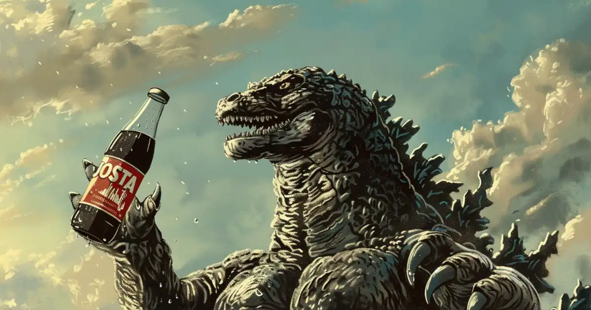 © History Oasis Josta Soda Godzilla