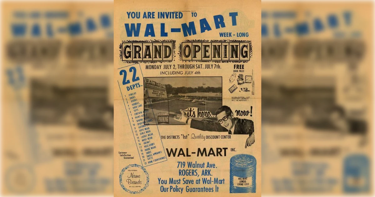 Wal-Mart Walmart Vintage Ad