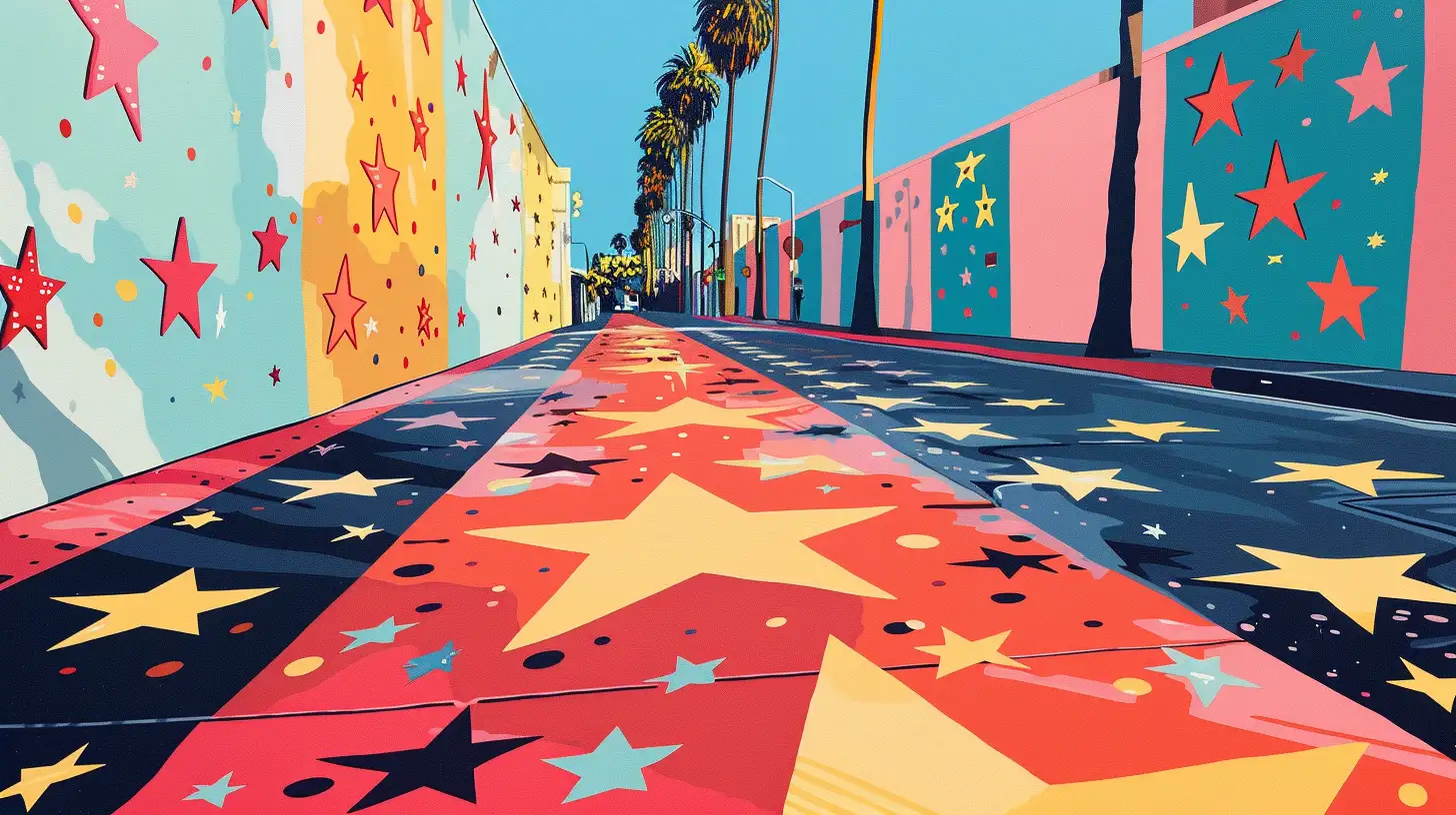 The Hollywood Walk Of Fame