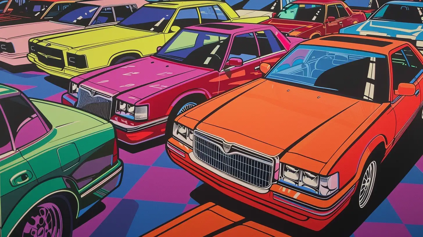 Chrysler Cars For Sale At A Dealership 1990s