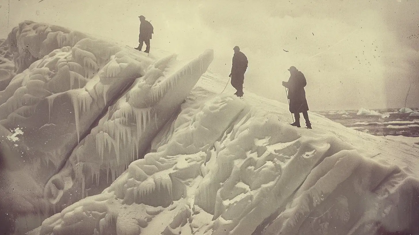 Stranded Men On The Ice