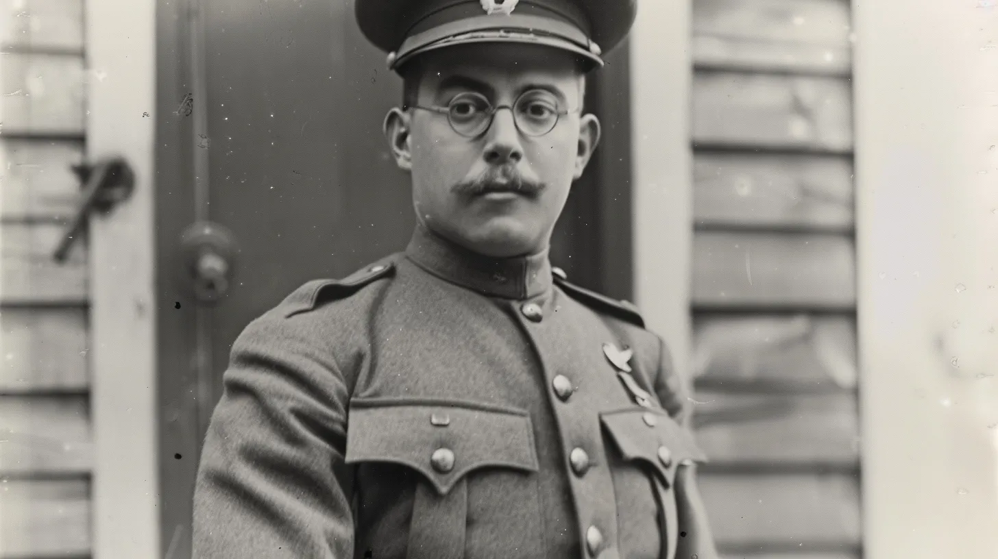 Young Lieutenant Colonel 1910s Gildardo Magan A