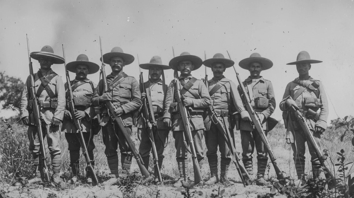 Troops In The Mexican Army