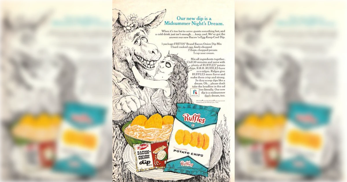 Ruffles Vintage Ad