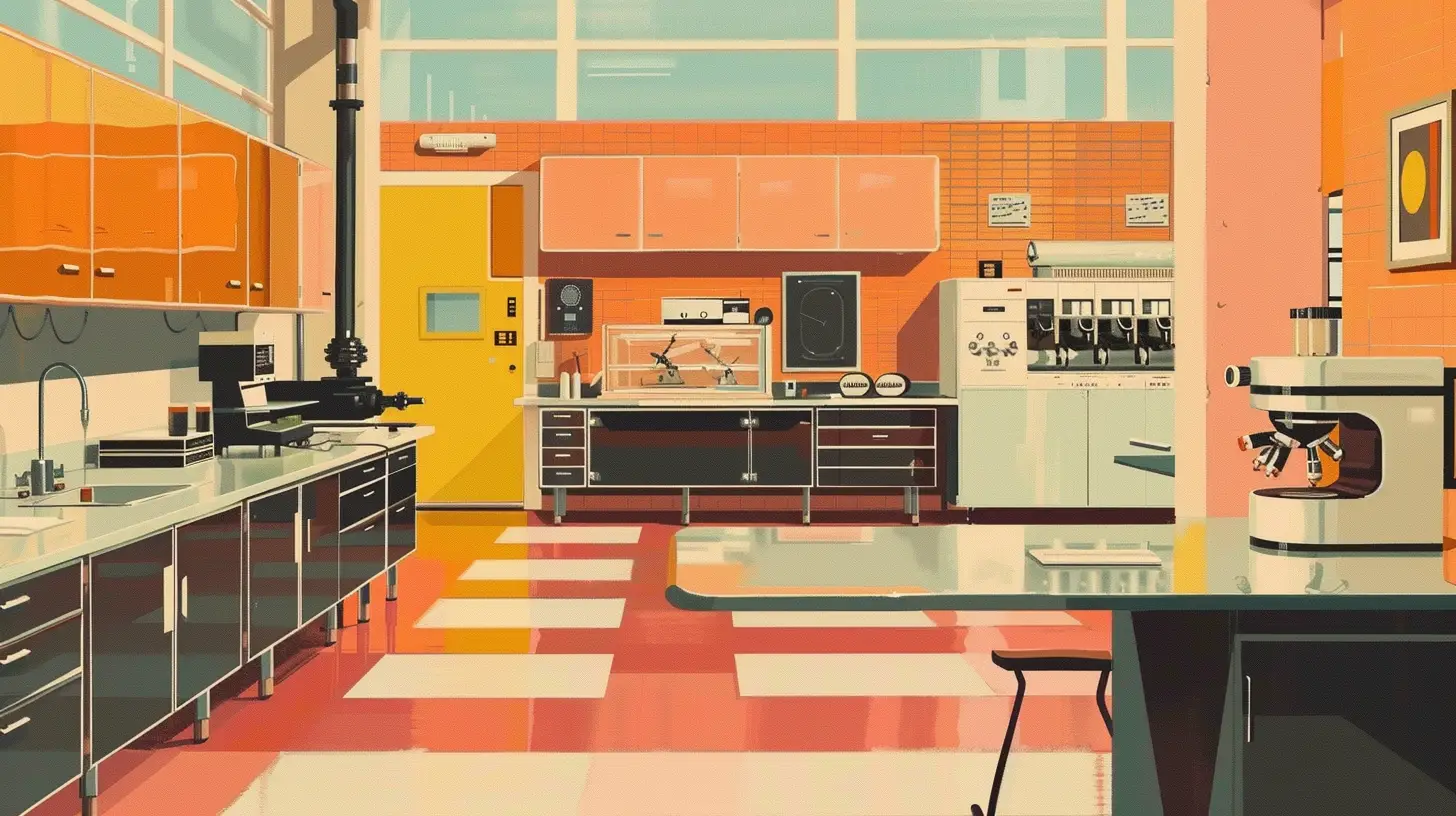 General Mills Lab In The 1950s