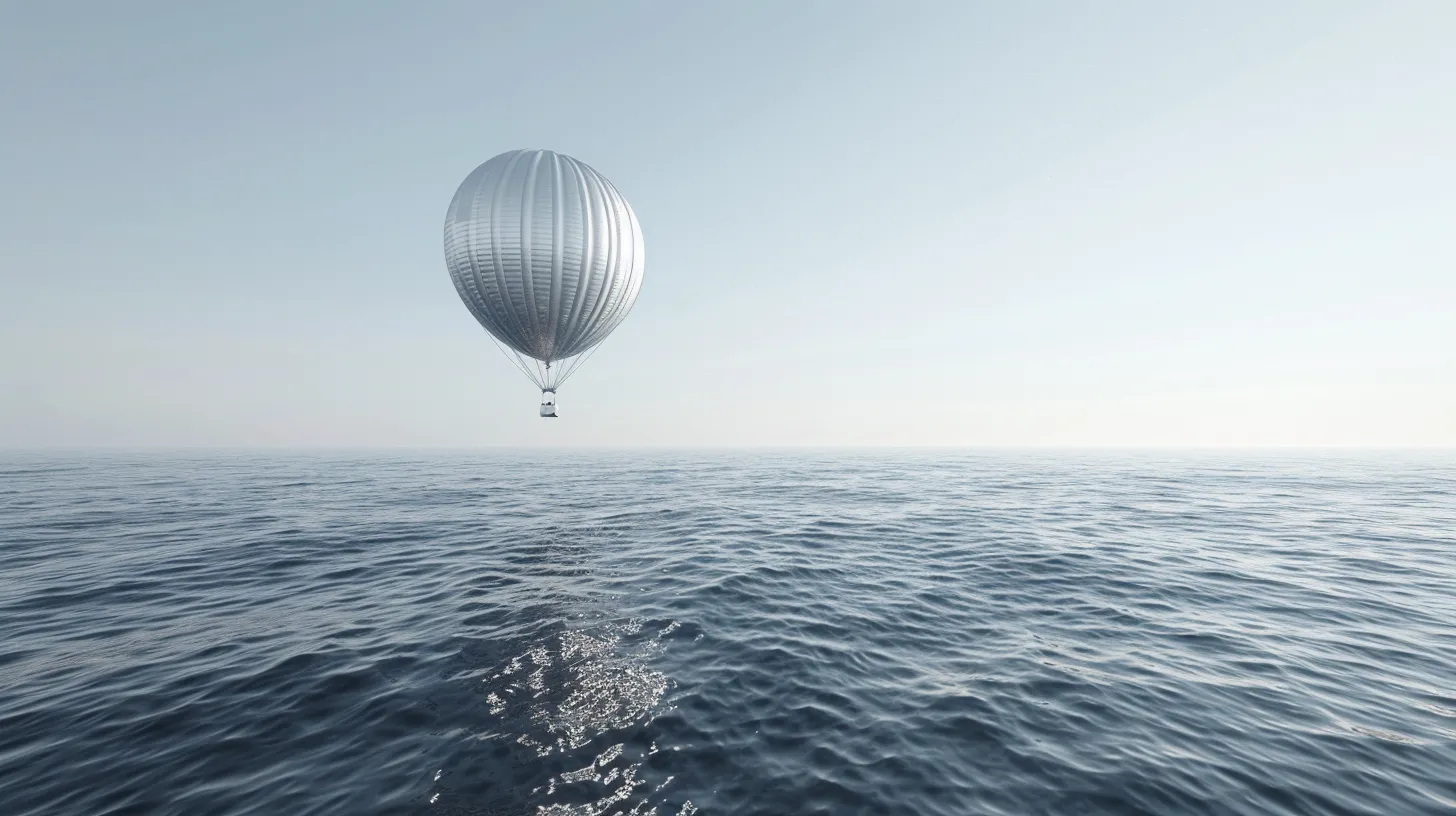 © History Oasis Spirit Of Freedom Hot Air Balloon Over The Ocean