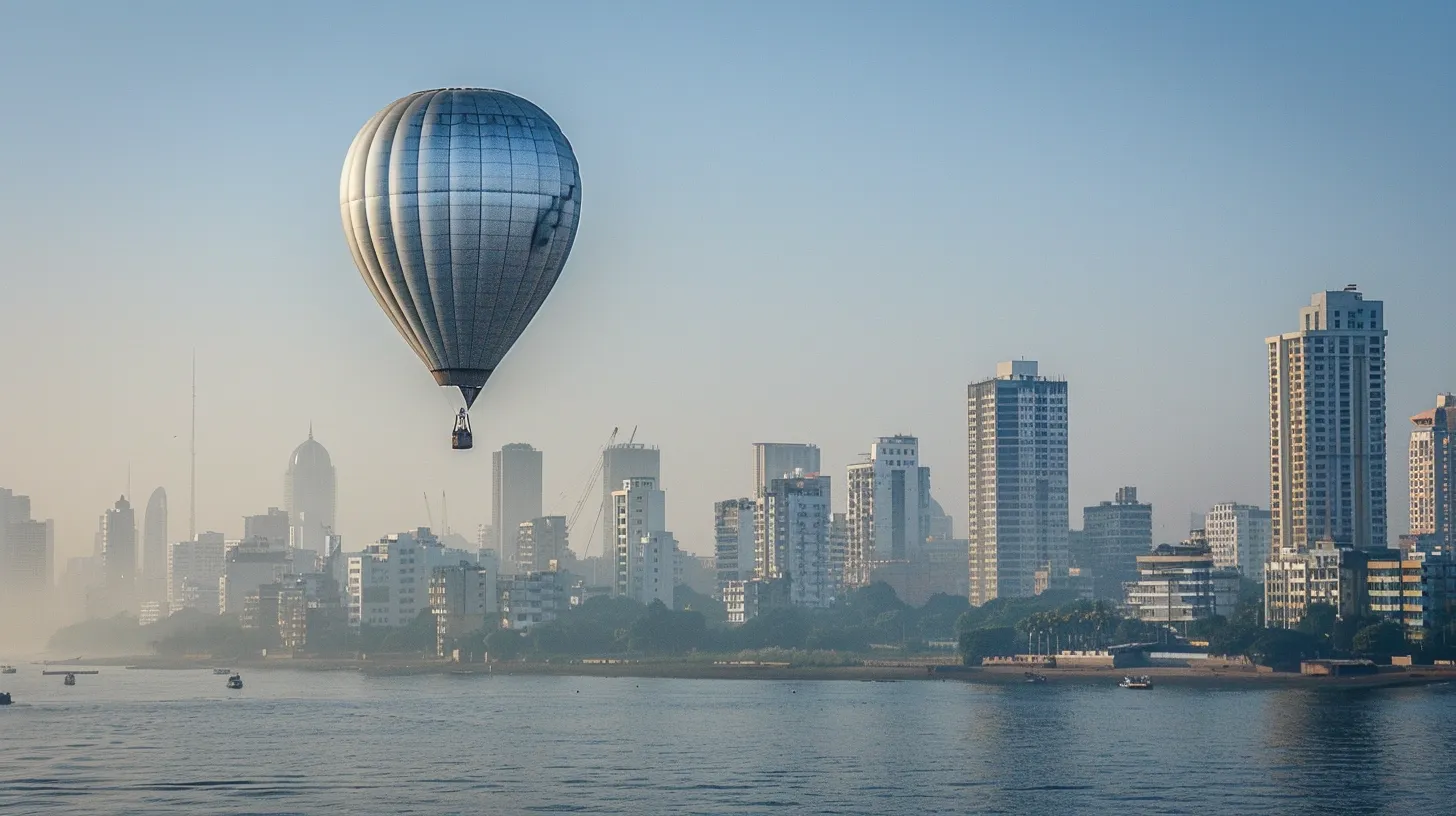 © History Oasis Spirit Of Freedom Hot Air Balloon Over Mumbai