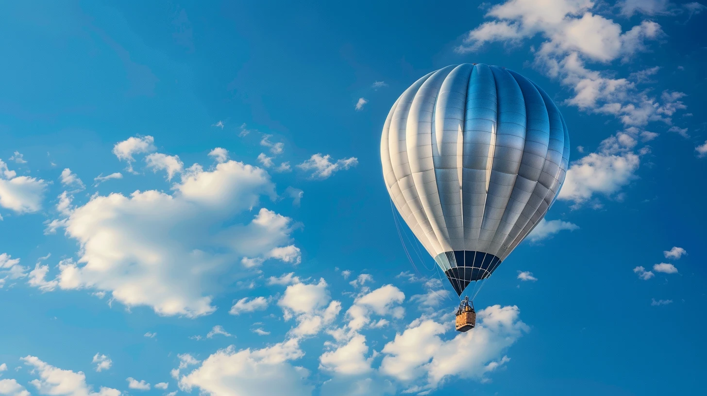 © History Oasis Spirit Of Freedom Hot Air Balloon Going Really Fast