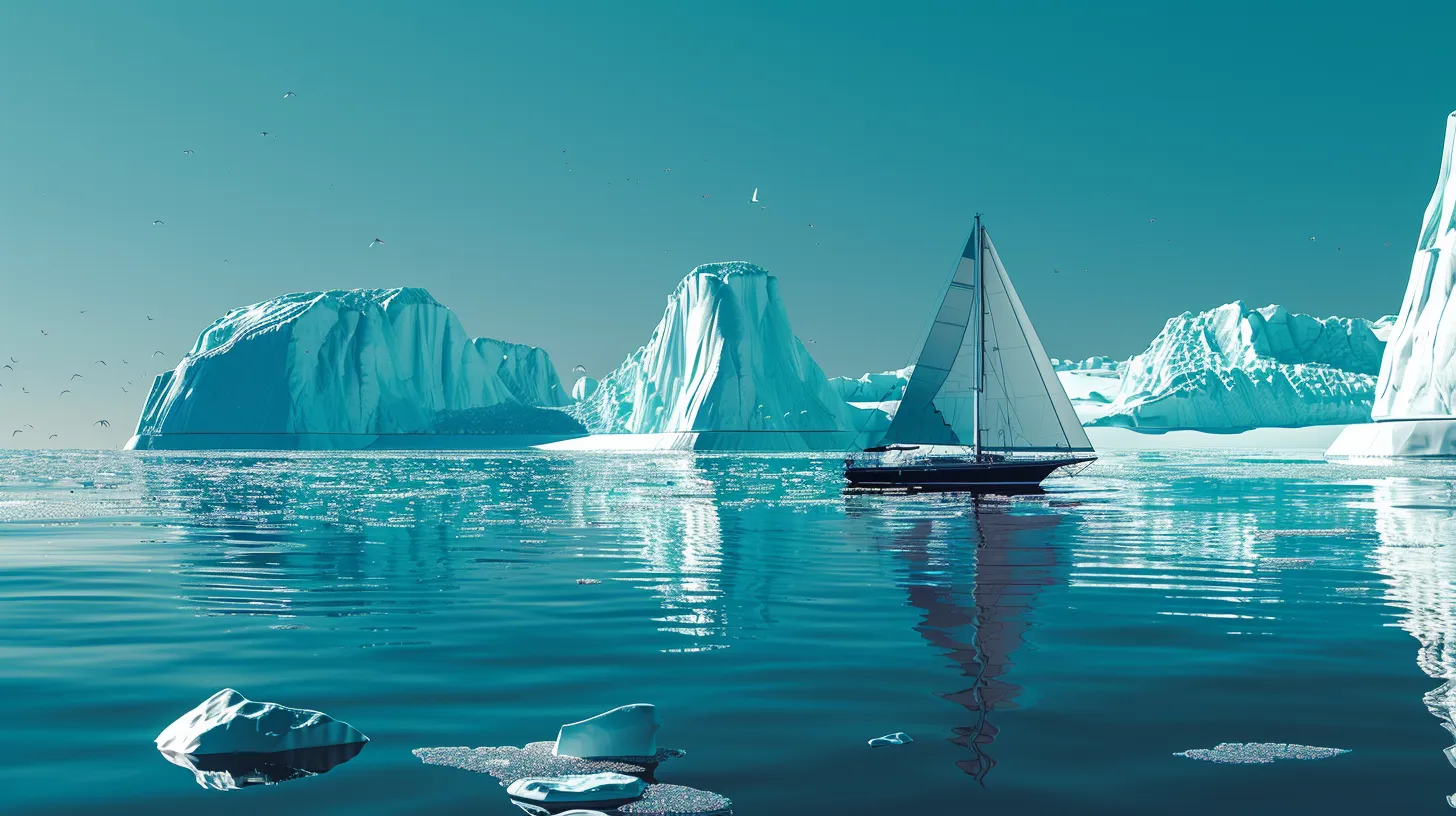 © History Oasis A Sailboat Sailing Around Antartica