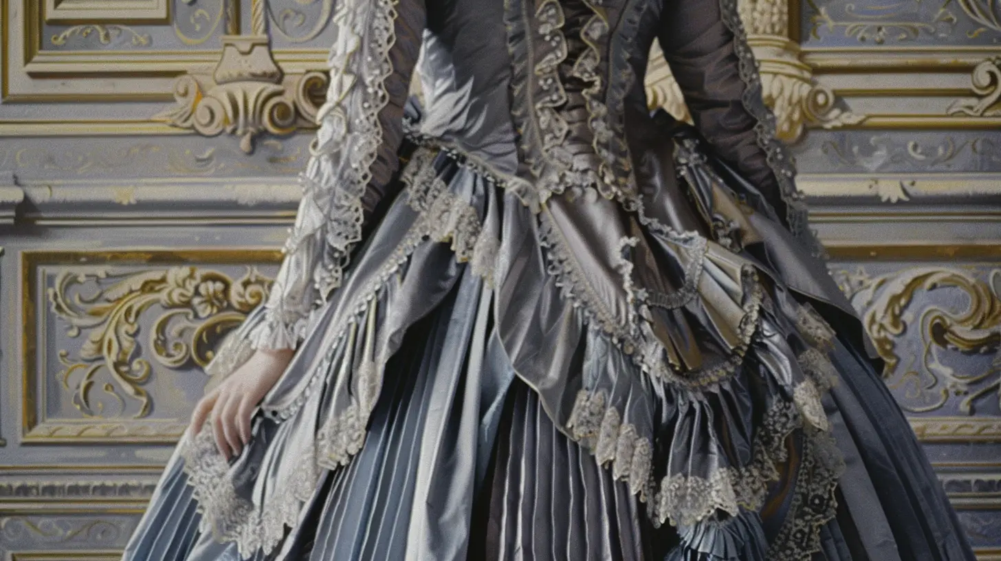 Rococo Fashion Era Robe La Franaise