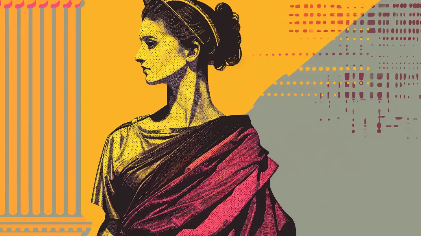© History Oasis Woman Wearing A Chiton