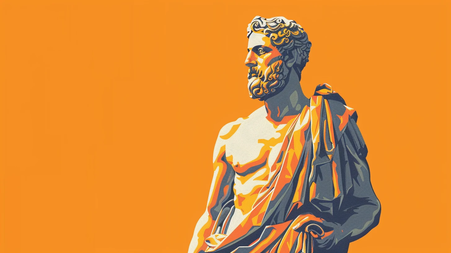 © History Oasis Ancient Greek Man Wearing A Himation