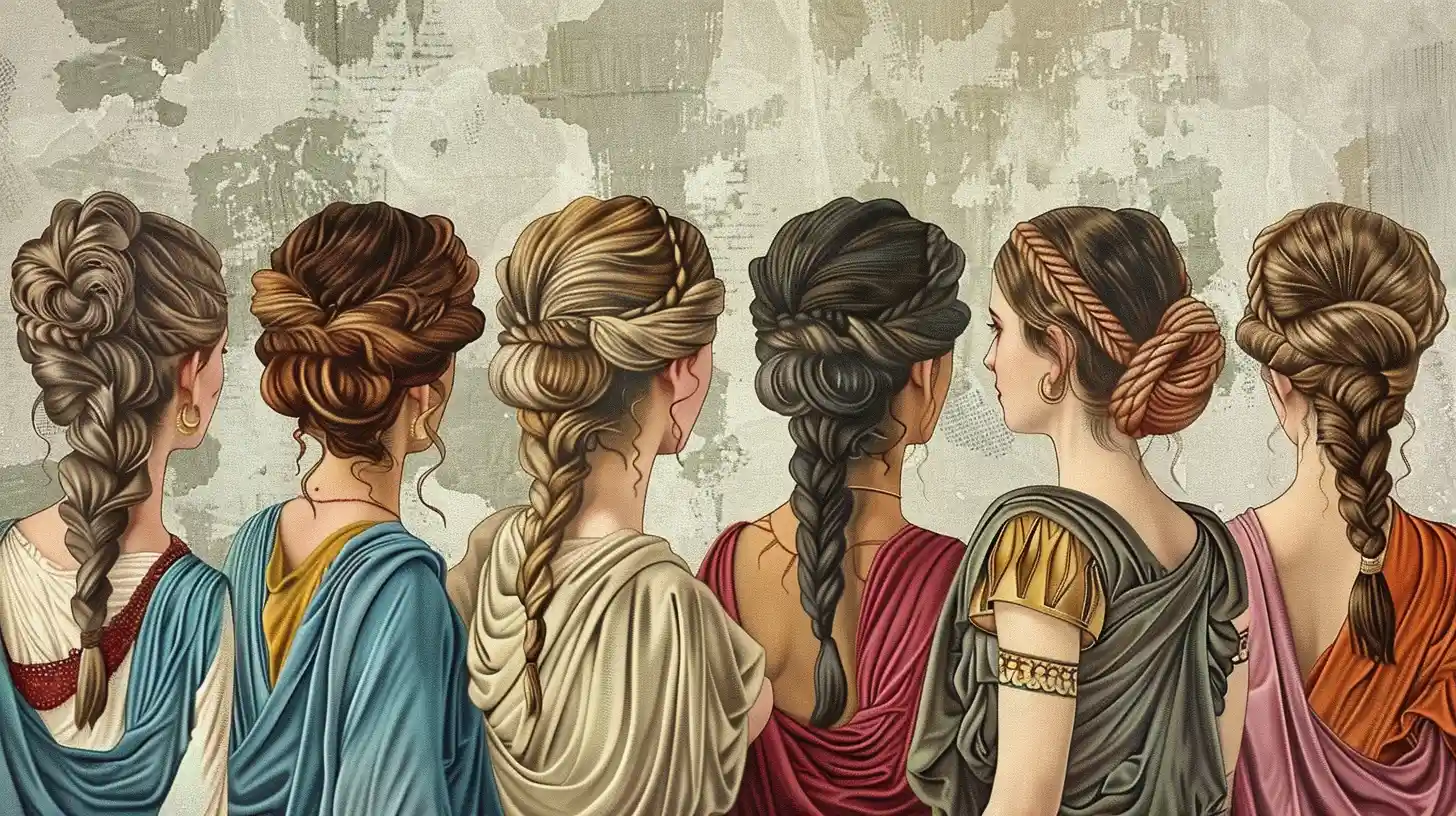 © History Oasis Ancient Roman Women Hairstyles