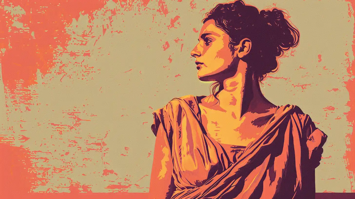 © History Oasis Roman Woman Wearing Silk