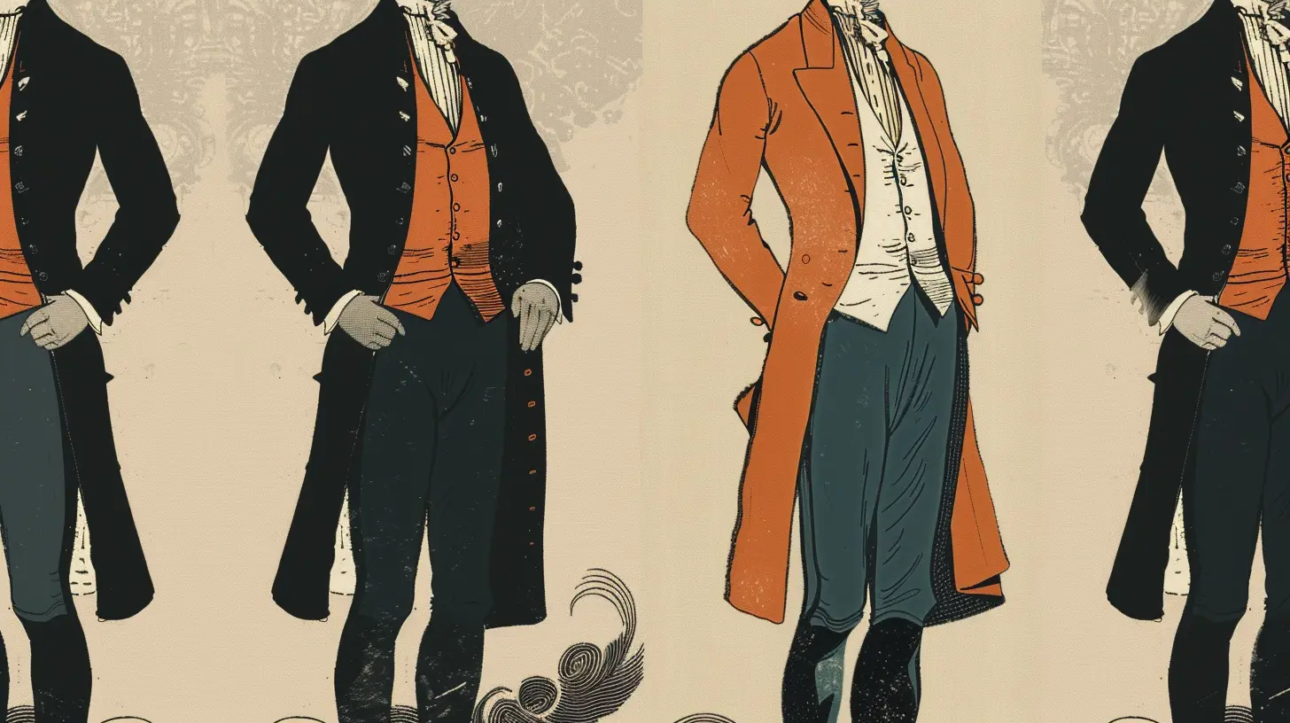 © History Oasis Tailcoats Fitted And Streamlined 1830s Romantic Era Fashion