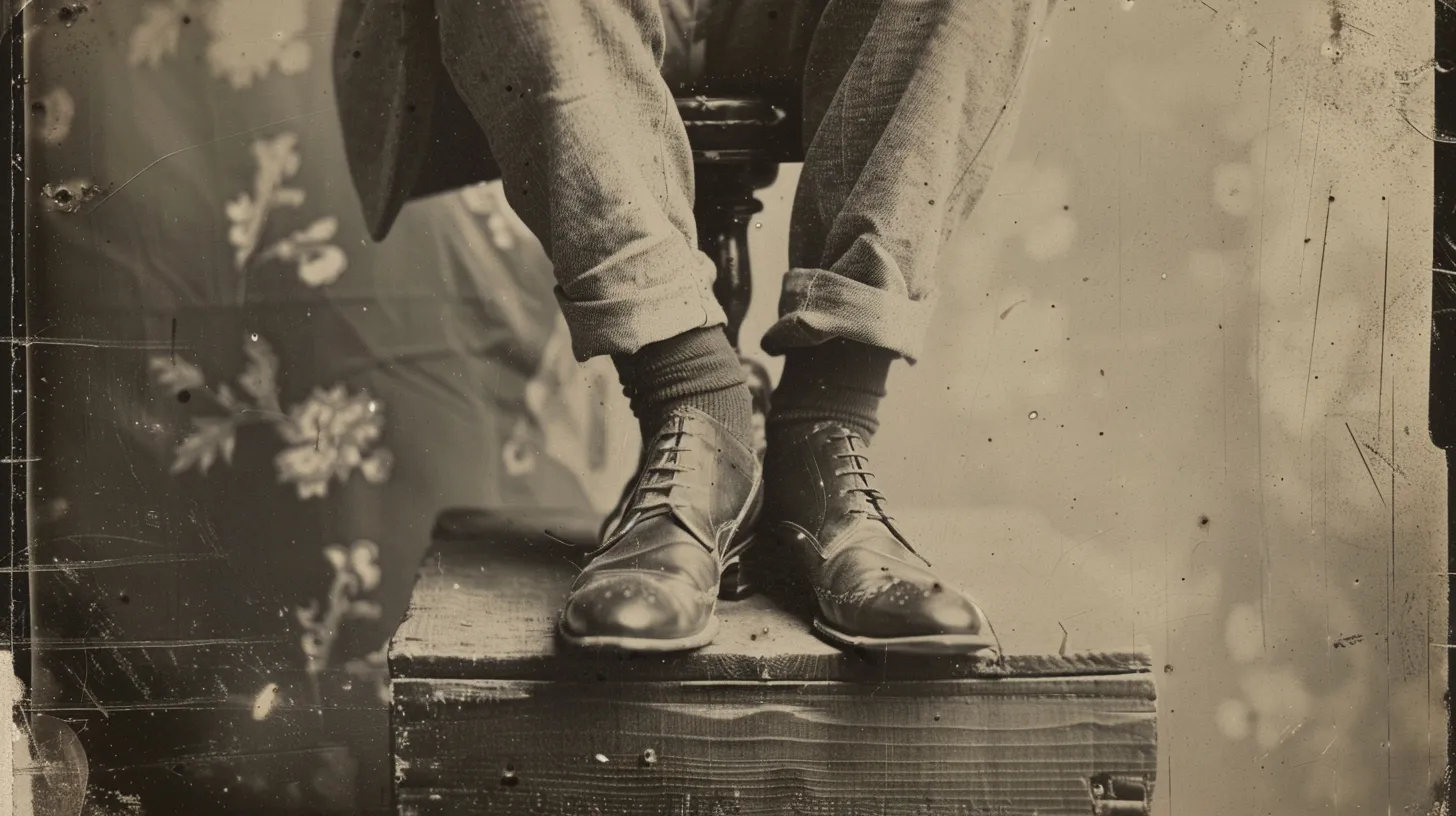 Victorian Era Wearing Pointed Shoes