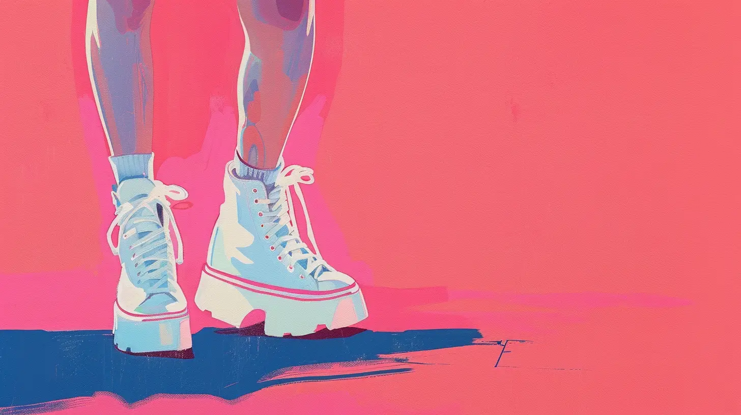 1990s Fashion Platform Sneakers
