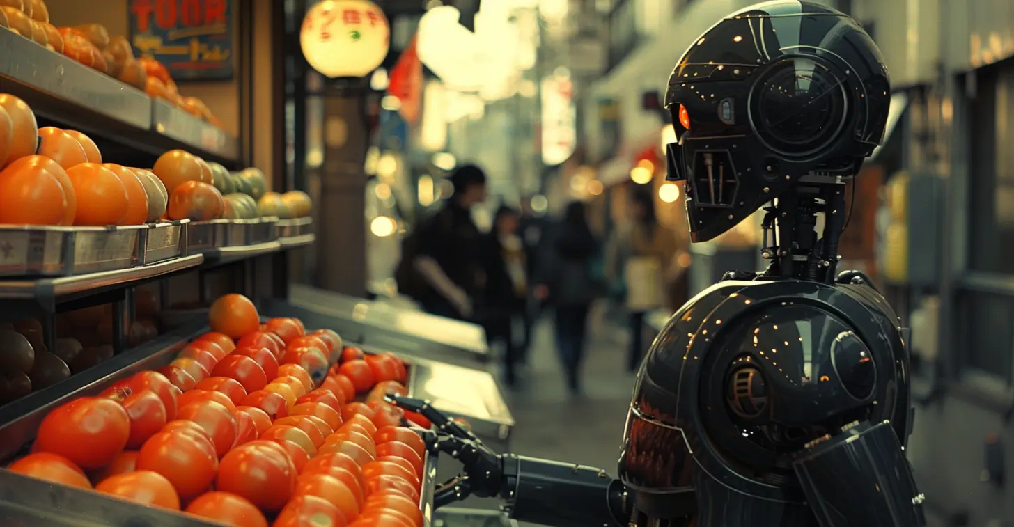 © History Oasis TOMATO FEEDING ROBOT