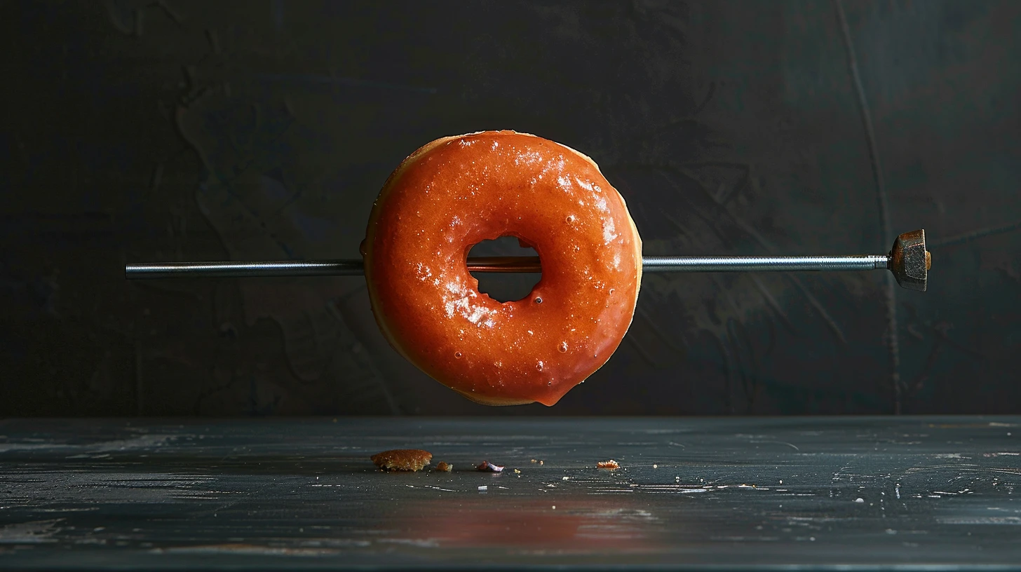 © History Oasis An Anti Drip Doughnut Manchine