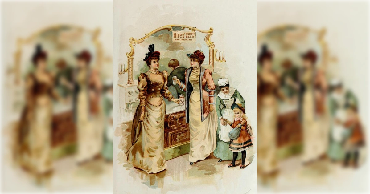 Hires Root Beer On Draught Vintage Ad