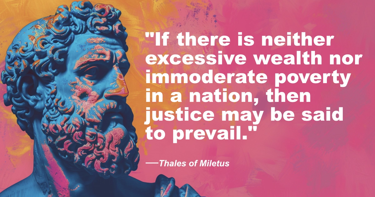 Thales Of Miletus Poverty