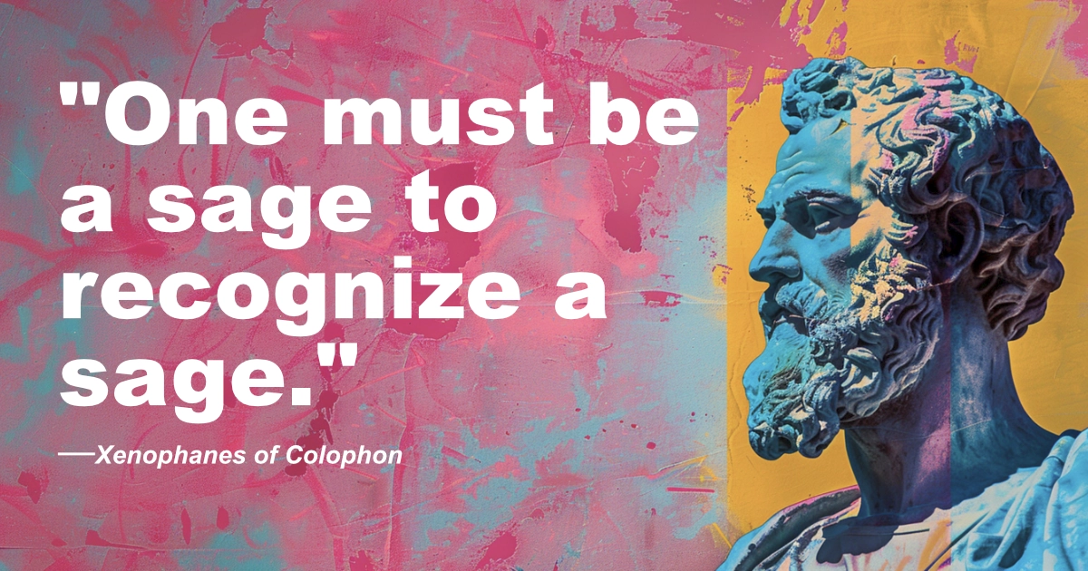 Xenophanes Of Colophon Sage