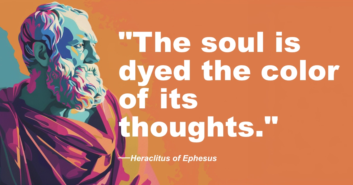 Heraclitus Of Ephesus Color Of Thoughts